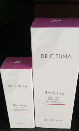 DR.C.TUNA Reviving Shampoo y Aceite Cabello