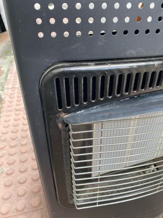 Estufa de gas Orbegozo negra