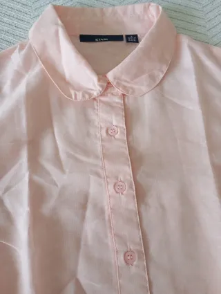 Camisa Kiabi rosa sin mangas