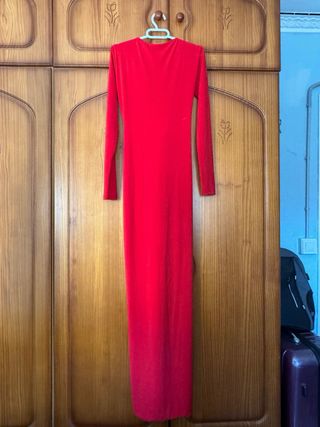 Vestido largo rojo