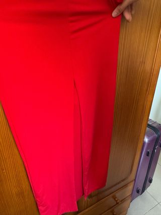 Vestido largo rojo