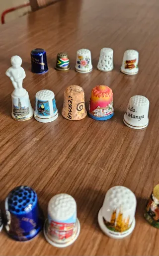 Collezione di ditali vari