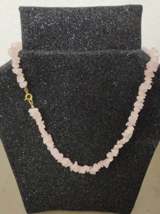 Collana in Quarzo Rosa Pietre naturali