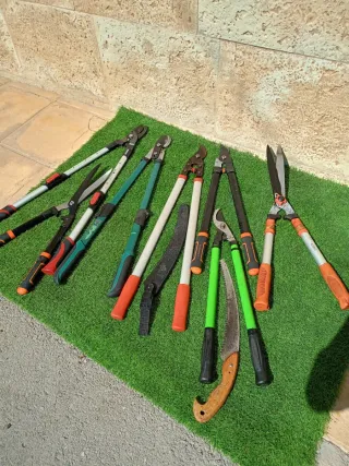 Tijeras podar telescópicas y sierra