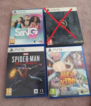 Lote 3 Videojuegos PS5