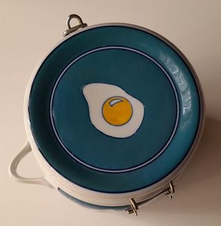 Tarro hermético cerámica huevos 13×18cm #2