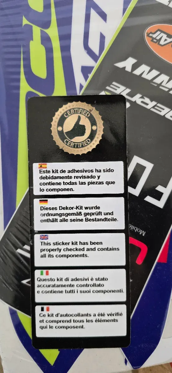 Kit Pegatinas Sherco SE Factory 250cc