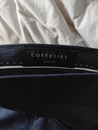 Pantalones Cortefiel Azul Hombre