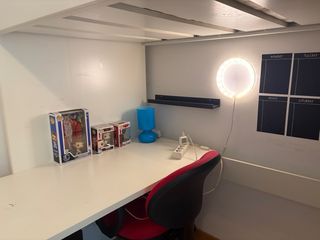 Habitación juvenil modular blanca