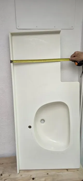 Piquera de resina blanca