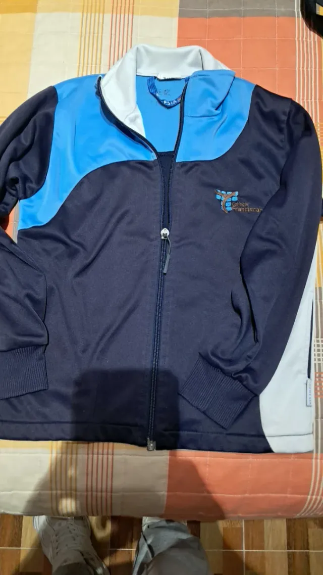 Chaqueta Gimnasia Sant Francesc Azul