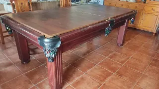 Mesa de billar americana y tres bandas