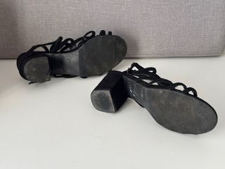 Sandalias Bosanova Tacón Negro