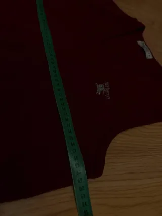 Chaleco Burberry Burdeos 100% lana