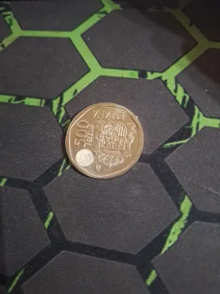 Moneda 500 pesetas 2001 Juan Carlos I