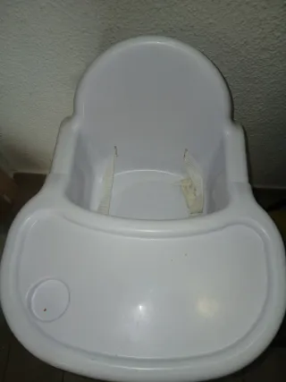 Trona para bebé blanca