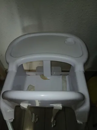 Trona para bebé blanca