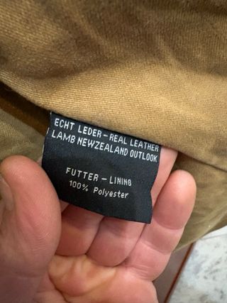 Giacca vera pelle vintage modello vecchia America