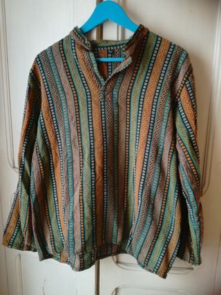 Camisa Marroquí Estampada