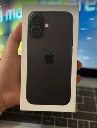 iPhone 16 Negro Precintado. Un mes de seguro .