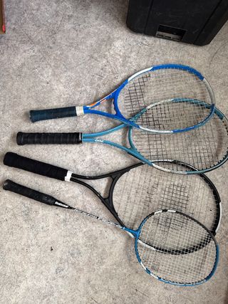 Lote de 4 raquetas