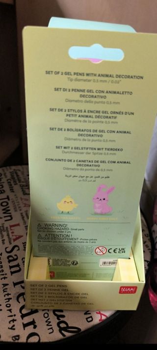 Set 2 Penne Gel Legami Hoppy Easter