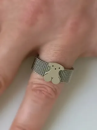 Pulsera y Anillo Malla Acero