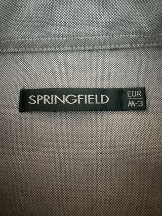 Camisa Springfield T. M Gris Algodón