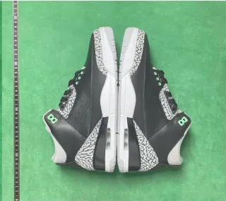 Jordan Bambas Negras y Grises