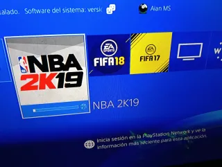 PS4 Negra mando cambia de colores + 5 Juegos