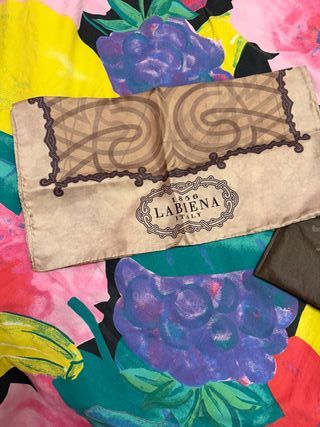 Foulard con disegno mappa