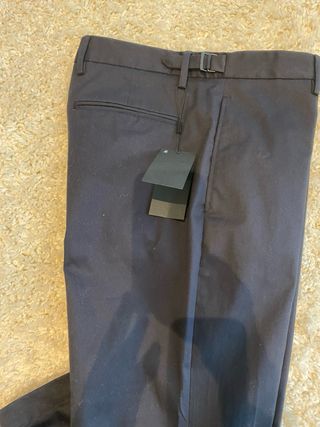 Pantalón Massimo Dutti T40 Azul Marino nuevo