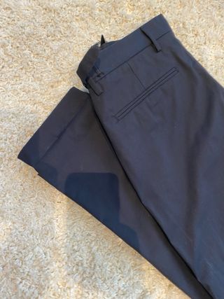 Pantalón Massimo Dutti T40 Azul Marino nuevo