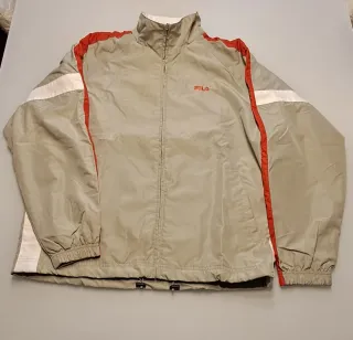 Tuta sportiva Fila grigio chiaro e rossa