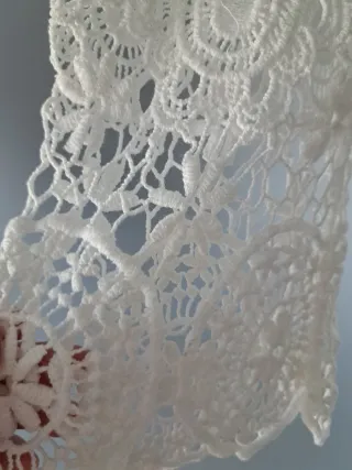 Jersey Zara calado blanco talla L