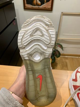 Zapatillas Nike Air Max 200 Rojas y Blancas