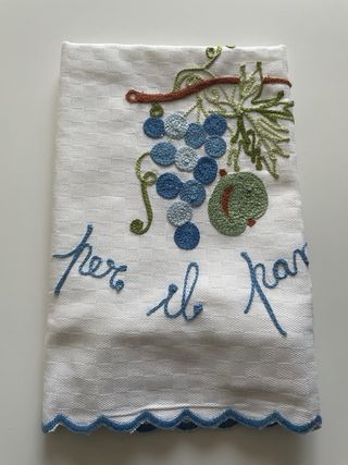 Sacchetto per il pane ricamato