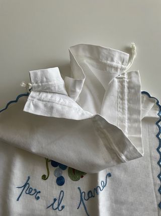 Sacchetto per il pane ricamato