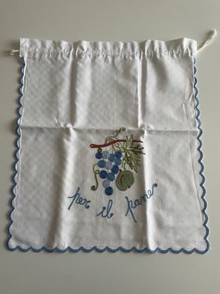 Sacchetto per il pane ricamato