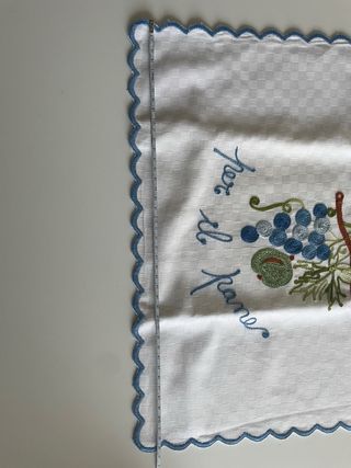 Sacchetto per il pane ricamato