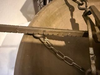 Bilancia antica stadera in ottone