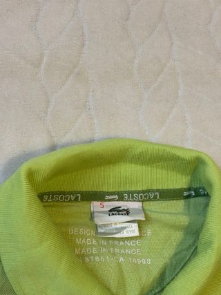 Polo Lacoste Verde Talla M