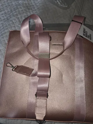 Bolso Enrico Benetti Nina Clutch Dorado/Rosa