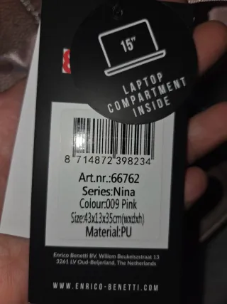 Bolso Enrico Benetti Nina Clutch Dorado/Rosa