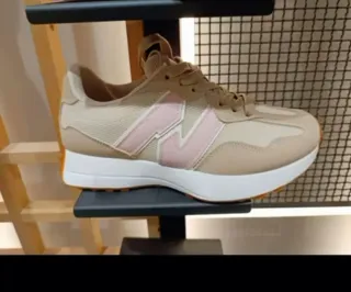 Deportivas numeración 36-41 Beige y Rosa envios