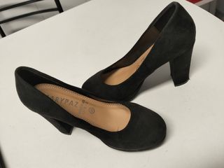 Zapatos de tacón negros Marypaz talla 35