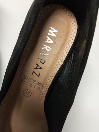 Zapatos de tacón negros Marypaz talla 35