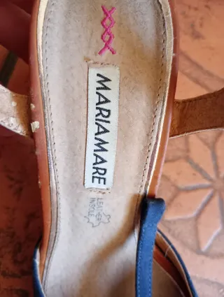 Sandalias MARIA MARE Azul y Marrón Talla 38