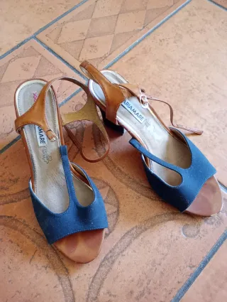 Sandalias MARIA MARE Azul y Marrón Talla 38