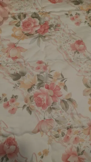 Edredón Matrimonio Gris y Rosa